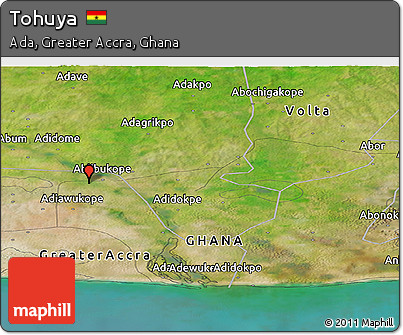 Satellite Panoramic Map of Tohuya