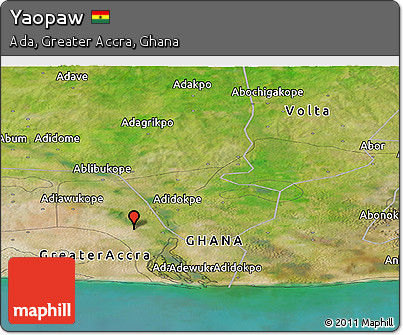 Satellite Panoramic Map of Yaopaw