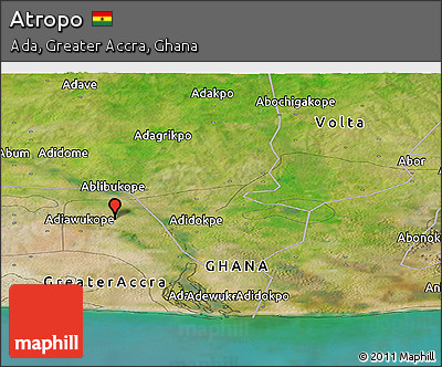 Satellite Panoramic Map of Atropo