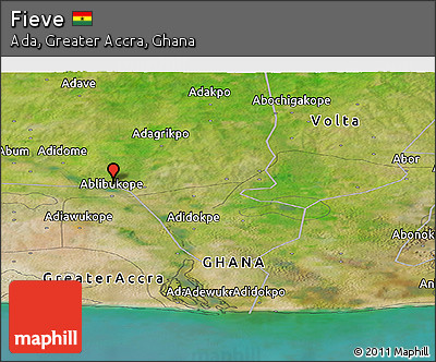 Satellite Panoramic Map of Fieve