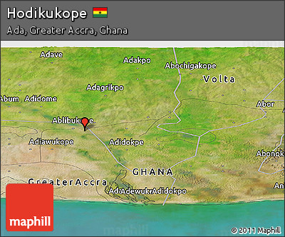 Satellite Panoramic Map of Hodikukope