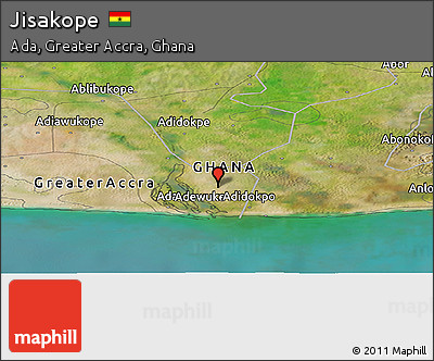 Satellite Panoramic Map of Jisakope