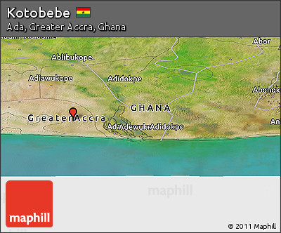 Satellite Panoramic Map of Kotobebe