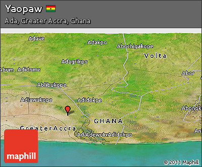 Satellite Panoramic Map of Yaopaw