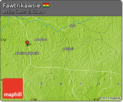 Physical Map of Fawtrikawsie