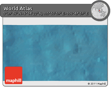 Satellite 3D Map of the Area around 5° 56' 49" N, 106° 19' 29" E