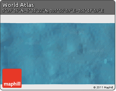 Satellite 3D Map of the Area around 5° 56' 49" N, 106° 19' 29" E