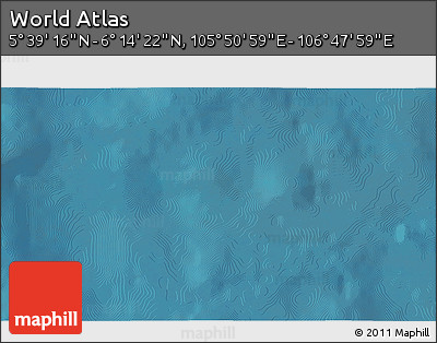 Satellite 3D Map of the Area around 5° 56' 49" N, 106° 19' 29" E