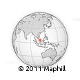Outline Map of the Area around 5° 56' 49" N, 109° 43' 29" E, rectangular outline