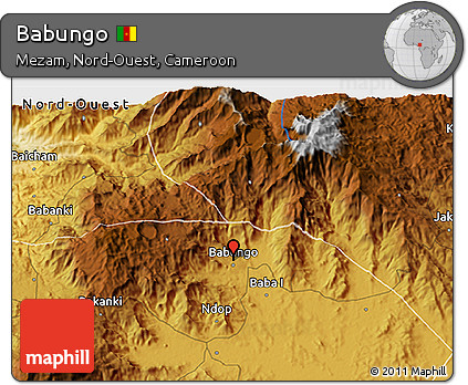 Physical 3D Map of Babungo