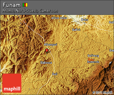 Physical 3D Map of Funam