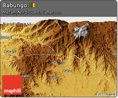 Physical 3D Map of Babungo