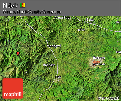 Satellite 3D Map of Ndek