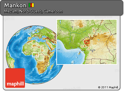 Physical Location Map of Mankon