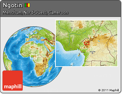 Physical Location Map of Ngotin