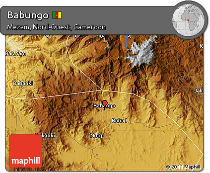 Physical Map of Babungo