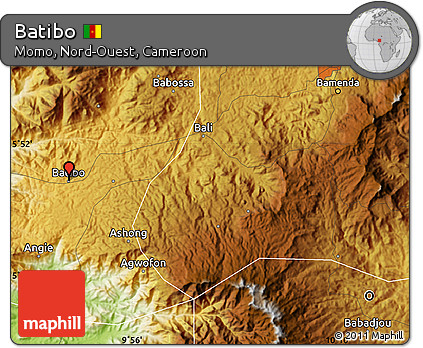 Physical Map of Batibo