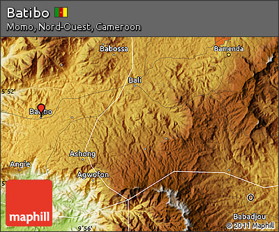 Physical Map of Batibo