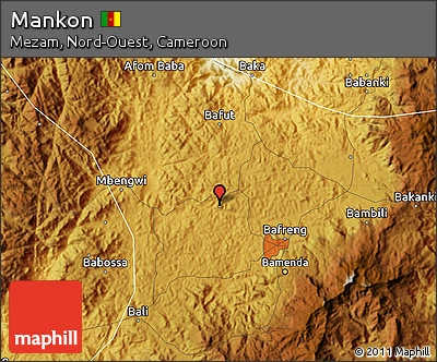Physical Map of Mankon