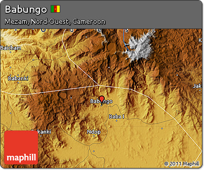 Physical Map of Babungo