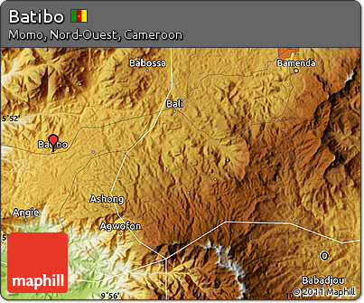 Physical Map of Batibo