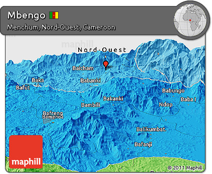 Political Panoramic Map of Mbengo