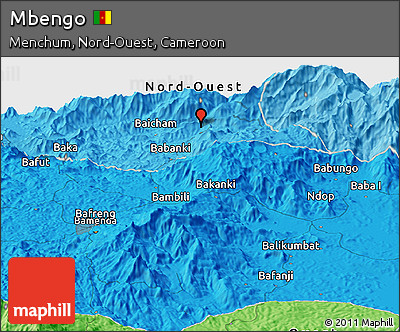 Political Panoramic Map of Mbengo
