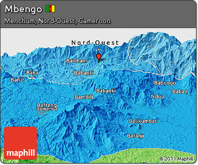 Political Panoramic Map of Mbengo
