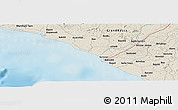Shaded Relief Panoramic Map of Willie Roybli