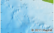 Physical Map of the area around 5° 56' 49" N, 10° 58' 29" W