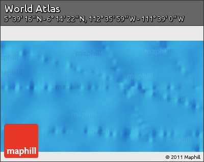 Physical 3D Map of the Area around 5° 56' 49" N, 112° 7' 30" W