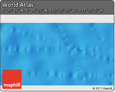 Physical 3D Map of the Area around 5° 56' 49" N, 112° 7' 30" W