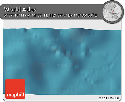 Satellite 3D Map of the Area around 5° 56' 49" N, 113° 7' 30" E
