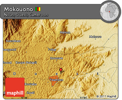 Physical Map of Mokouono