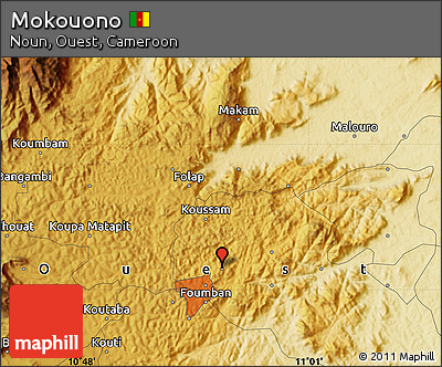 Physical Map of Mokouono