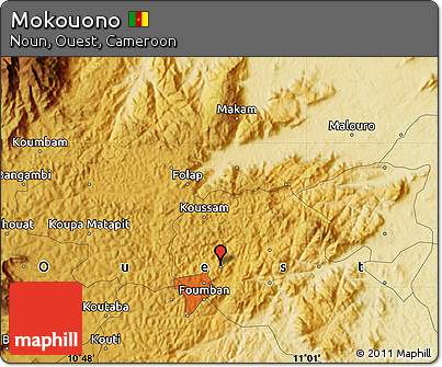 Physical Map of Mokouono