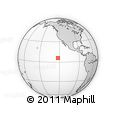 Where is the area around 5° 56' 49" N, 122° 19' 29" W located? Outline Map of the Area around 5° 56' 49" N, 122° 19' 29" W, rectangular outline