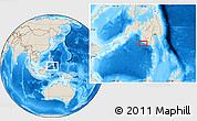 Shaded Relief Location Map of Kanipaan