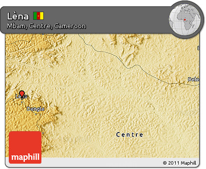 Physical 3D Map of Lèna