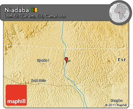 Physical 3D Map of Niadaba