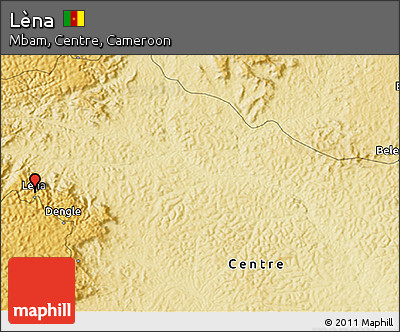 Physical 3D Map of Lèna
