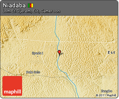 Physical 3D Map of Niadaba