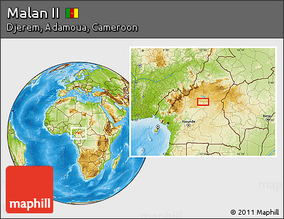 Physical Location Map of Malan II