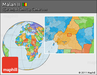 Political Location Map of Malan II