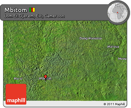 Satellite 3D Map of Mbitom
