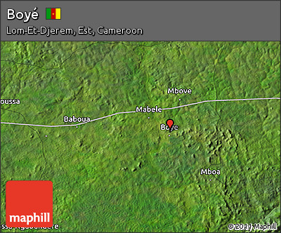 Satellite 3D Map of Boyé
