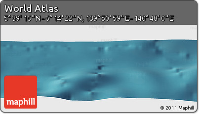 Satellite Panoramic Map of the Area around 5° 56' 49" N, 140° 19' 29" E
