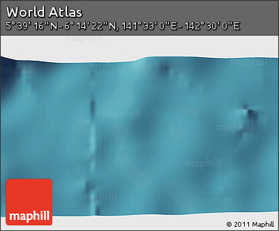 Satellite 3D Map of the Area around 5° 56' 49" N, 142° 1' 30" E