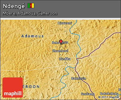 Physical 3D Map of Ndengé