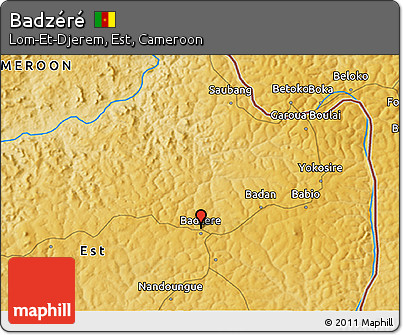 Physical 3D Map of Badzéré